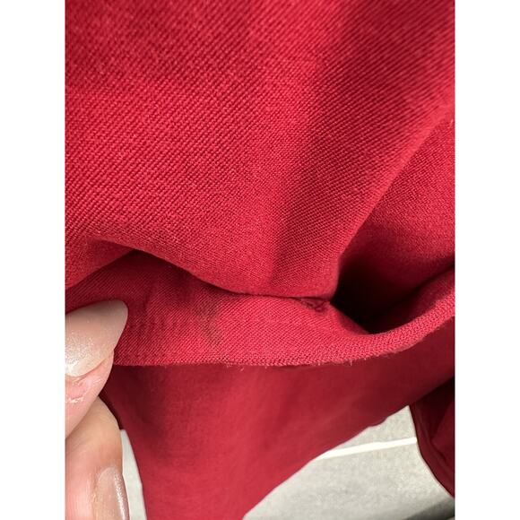 Womens Appleseeds Top Size Large Red Long Sleeve Button Up - Picture 8 of 16